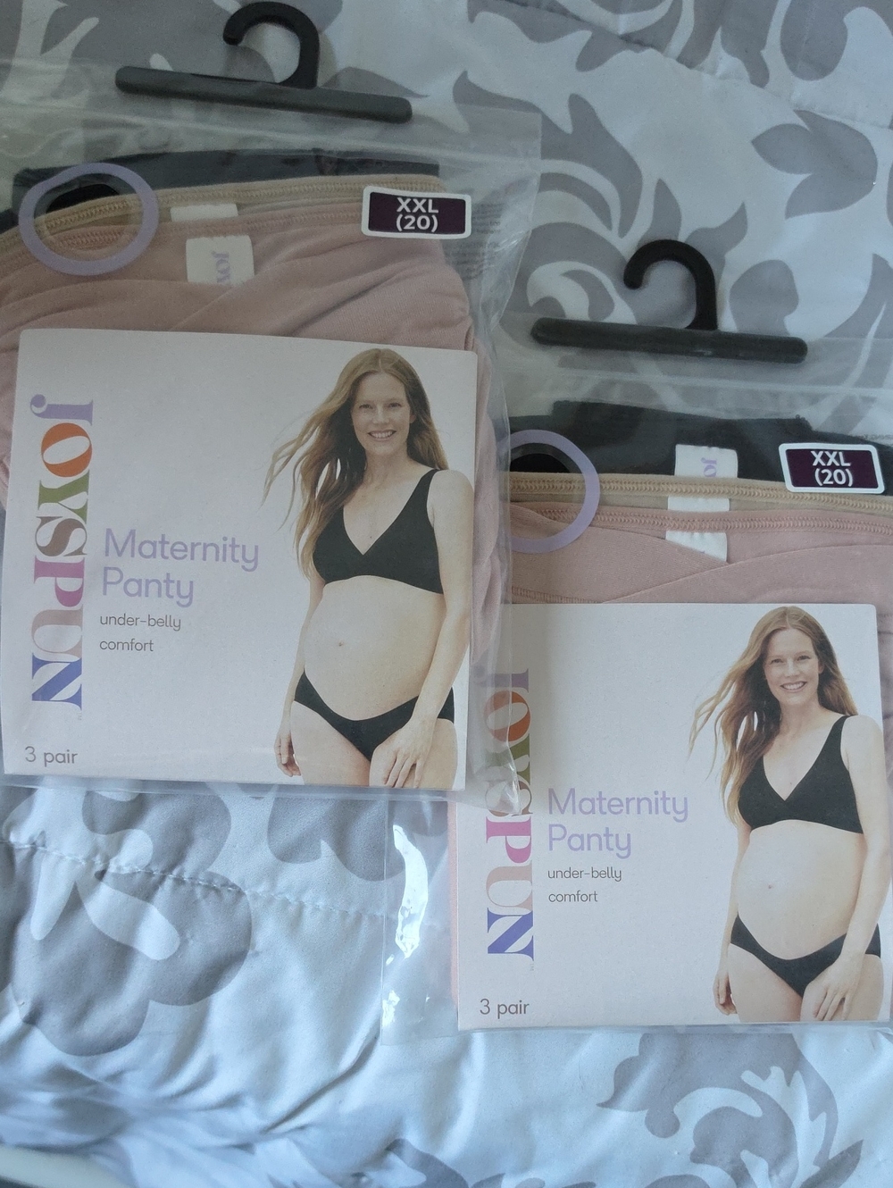 Plus Size Maternity Underwear Lot XXL Size 20 - 6 pairs of pregnancy underwear